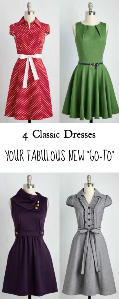 4 Classic Dresses