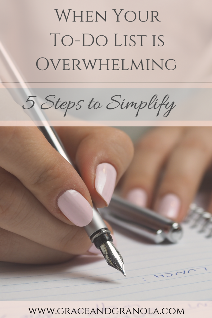 5 Steps to Simplify Your To-Do List